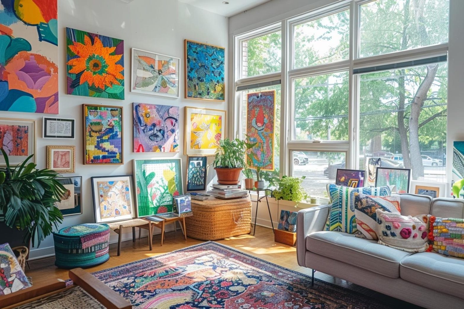 5 idées créatives pour décorer votre intérieur avec des œuvres d&rsquo;art faites maison