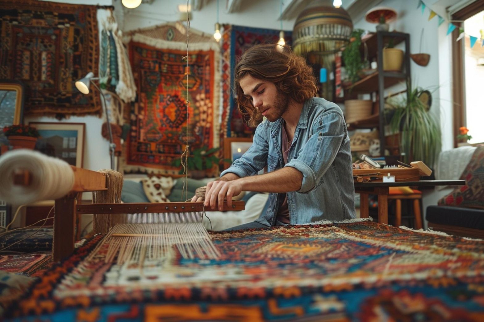 Comment intégrer l&rsquo;art textile dans la décoration intérieure : des tapis aux murs