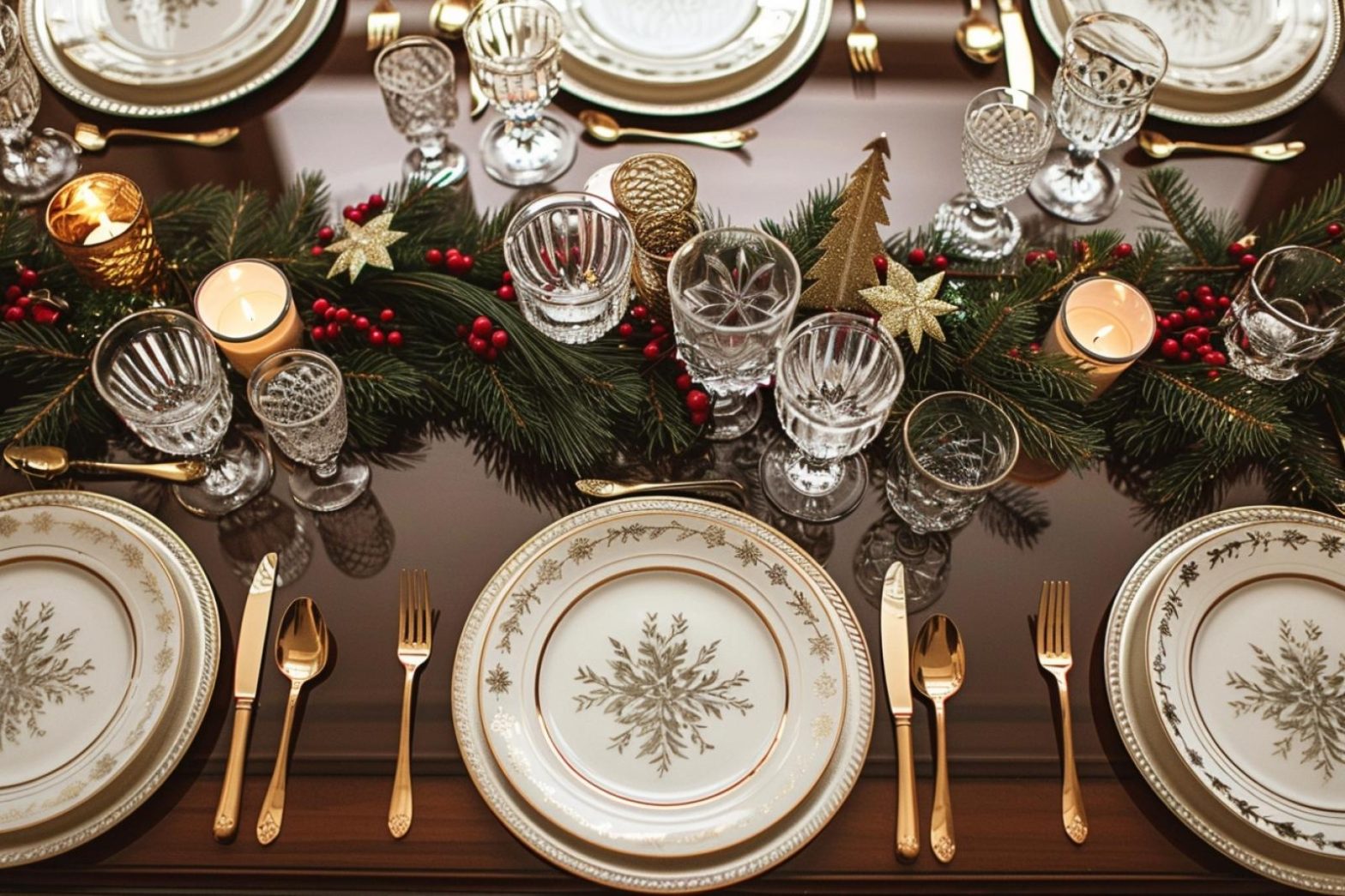 Les secrets pour dresser une table de Noël élégante